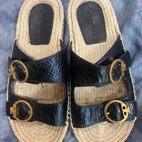 Tory Burch black sandals - Picture 2 of 8